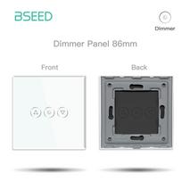 BSEED Wifi Dimmer Wall Light Switch 1/2/3Gang Smart Touch Switch Function Base Glass Front Panel DIY Parts Free Combination EU standard