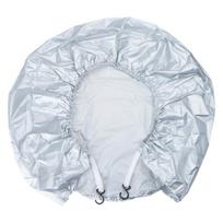 Universalus atsarginio rato dėklas, atsparus vandeniui ir dulkėms, ratų apsauga, 65 cm skersmens padangos uždangalas sunkvežimiui, priekabai, kemperiui 1pcs 29 inch  juoda