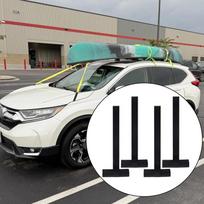 4x Kėlimo inkaro dirželiai Priedai automobilio varikliui ir bagažinei Greiti variklio dangčio kilpos