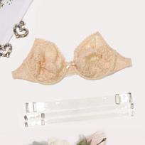 Women Plus Size Invisible Bra with Wired Sexy Lace Lingerie Unlined Bra Backless Underwear 85C 85D 90C 90D 95C 95D 100C 100D 100C balta
