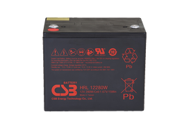 CSB Battery Battery 12V 6Ah 25W Pb F2 | HRL1225W