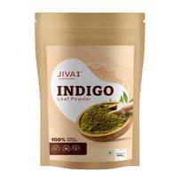 Jiva Indigo lapų milteliai 200g Pakuotė 1 Natūralūs žoliniai plaukų dažai Be cheminių medžiagų Ekologiški plaukų dažai