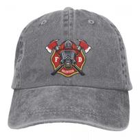 Raudonos ir baltos ugniagesių savanorių beisbolo kepurės Vyriškos kepurės Moteriškos skydelių apsaugos Snapback Gaisrininko Gaisrinės gelbėjimo kepurės One Size