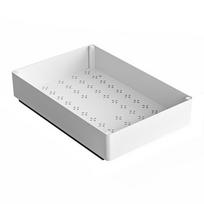 Po spintelės stalčių organizatoriai, patogūs ištraukiami spintelės organizatoriai efektyviam saugojimui namuose ir virtuvėje 13cm white