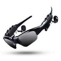 Bluetooth-compatible 5.0 Stereo Earphones Wireless Headset Mic Smart Glasses Sunglasses for Cycling Noise Reduction Headphones One Size juoda