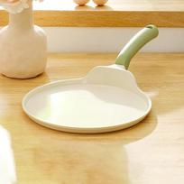 Pancake Pan Ceramic Coating Non-stick Frying Pan Steak Skillet Pizza Tray Induction Cooker Household Cookware Kitchen Utensils žalia