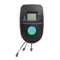 Fitness LCD Spidometrai Treniruokliai Kalorijos Atstumai Laikmačiai Dviračių Fitness Įrangai 1 black