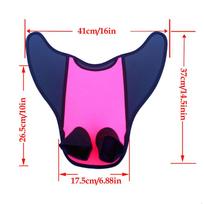 Mermaid Fins Underwater Photography Monofin Diving Snorkeling Swim Hand Paddles Swimming Tail Flipper Adult Kids