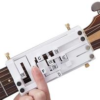 Gitara Akordų Asistentas Gitara Mokymo Įrankis Gitara Aksesuaras Gitara Akordų Asistentas Greitos Akordų Pagalbos Įrenginys balta