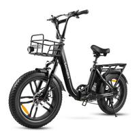 SAMEBIKE C05Pro Lauko Važiavimo į Darbą Elektrinis Dviratis 36V13Ah Baterija 7 Pavaros Aliuminio Lydinys Lengvai Įlipamas Sulankstomas 20 Colių Plačios Padangos Plento E-dviratis mėlyna