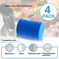 4/10Pcs Sous Vide Magnets Weight Accessories to Stop Floating Bags Under cooking Food Grade Silicone to Keep Bags Submerged Tool 4PCS mėlyna
