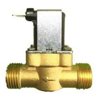 Vandens vožtuvas 1/2  Paprastai uždarytas Žalvarinis Elektrinis solenoidinis 2-krypčių vandens solenoidinis vožtuvas 5V/10V-/24V/220V vandens šildytuvui 1