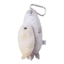 Seal/Penguins/Otters Shaped Keychain Ornament Plush Doll Pendant Key Chain Fashionable Decorations for Phones Bags Cameras