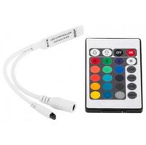 RGB valdiklis LED juostai su nuotolinio valdymo pultu 12V 6A 72W