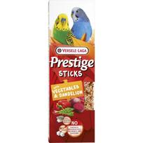 VERSELE-LAGA Prestige Sticks skanėstas mažoms papūgėlėms su daržovėmis ir kiaulpienėmis, 60 g (2 vnt.)