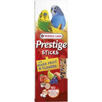 VERSELE-LAGA Prestige Sticks skanėstas mažoms papūgėlėms su vaisių ir žiedų mišiniu, 60 g (2 vnt.)