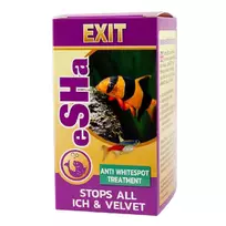 Esha Exit priemonė nuo ichtioftiriozės, baltųjų taškelių ligos; 20ml, 180ml