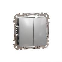 Schneider Electric schneider Sedna Design jungiklis laiptinis dvigubas sidabrinis aliuminis SDD113108