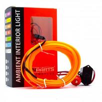 LED juosta automobilio vidaus apšvietimui, 5m, oranžinė, 12V, EPAL5M