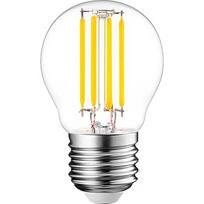 LED pritemdoma filamento lemputė E27, G45, 4W, 520lm, 3000K, 360°