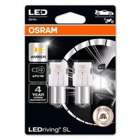 LED lemputės P21W, 1W, 12V, geltonos, LEDriving SL serija
