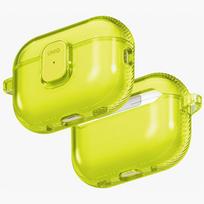 Uniq Glase Pro dėklas AirPods Pro 3 užrakinimo dėklas - Permatoma geltona