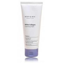 Mary & May White Collagen Cleansing Foam šviesinančios valomosios veido putos - 150 ml.