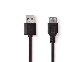 RoGer AM-AF USB 2.0 prailginimo kabelis 2m