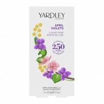 Yardley London April Violet Luxury Soap 100g x 3 (Bundled Product)
