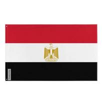 Egipto vėliava – 120 x 180 cm – Atsparus poliesteris – 2 metalinės kilpos – Naudojimui patalpose / lauke – Pixelforma gryna