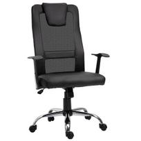 Vinsetto ergonominė biuro kėdė su reguliavimu, juoda