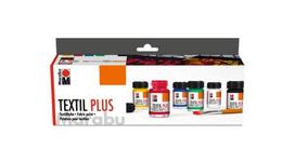 Textile plus dažai audiniams pradžiai 15ml 6 spalvos. - Marabu