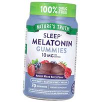 Melatoninas kramtomasis, Sleep Melatonin 10 guminukų, Nature's Truth (72509019) Berry mix