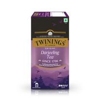 Twinings Darjeeling arbata, 25 arbatos maišeliai, Aukščiausios kokybės juodoji arbata, Twinings Origins, Lengvo stiprumo, Subtilus&Švelnus, 50 g, 25 vnt. pakuotė