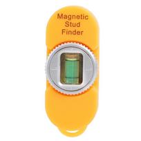 Magnetinis sienos karkaso ieškiklis Gulsčiukas Stiprus magnetinis detektorius plieno vinims, varžtams, tvirtinimo detalėms, karkasinėms sienoms, gipso kartonui oranžinė