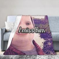 John Pork Memas Flaneliniai pledai Žieminiai Super minkštas apklotas Berniukui Mergaitei Namų dekoras Spausdintas lovatiesė Sofa-lova užvalkalas 30x40in