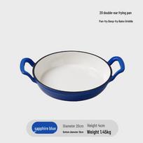 Balde 20cm Blue Enamel Cast Iron Frying Pan