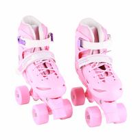 Kids Roller Skates Adjustable Light Up Roller Skates Safe Stable Roller Shoes For Girls Boys Kids