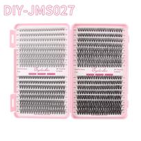 DIY Cross-Border 10D/30D/60D Cluster Eyelashes Book: Natural, Curled, D Curl Segments, Thick False Lashes.