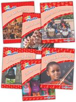 Jolly Phonics Readers Level 1, Our World, In Precursive Letters (British English edition)
