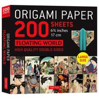 Origami Paper 200 Sheets Floating World 6 3/4 (17 CM): Tuttle Origami Paper: Double-Sided Origami Sheets with 12 Different Prints (Instructions for 6 Projects Included)