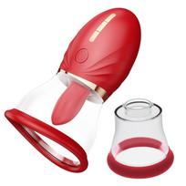 Realov Adoramor Magic Tongue Pleasure 2 Cups Red