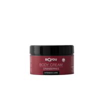 Bio2You "Cranberry" kūno kremas su spanguolių ekstraktu ir kofeinu, 200 ml