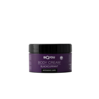 Bio2You "Black currant" juodųjų serbentų aromato kūno kremas su kofeinu,  200 ml