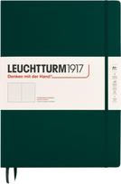 Leuchtturm 1917 Užrašų knygelė Leuchtturm 1917, kietais viršeliais, taškuota, A4+, 235 psl., miško žalia, 100 g/m²
