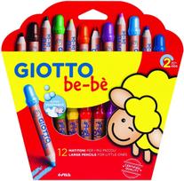Giotto Be-Be stori pieštukai vaikams 12 vnt. + drožtukas