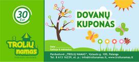 Dovanų kuponas 30 EUR