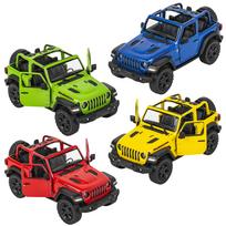 Metalinis džipo modelis Jeep Wrangler Rubicon 1:36