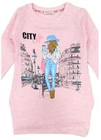 Tunika mergaitei, šviesiai rožinė „City Life”, Breeze