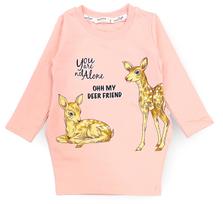 Tunika mergaitei, rožinė „Deer Friend”, Breeze